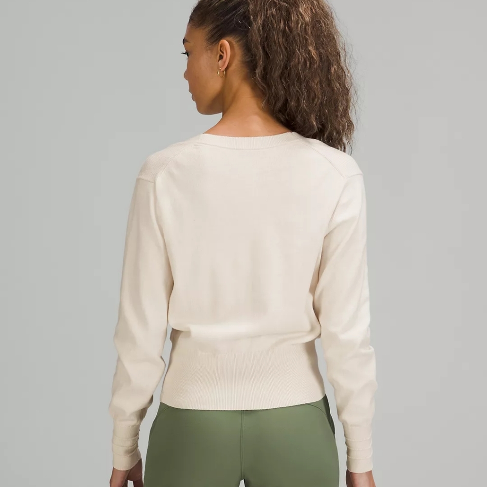 Crossover Ribbed Waist Sweater - Picture 3 of 12